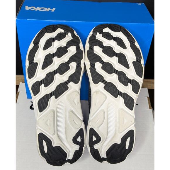 Hoka Shoes Mens 10 Wide (2E) Black Clifton 9 1132210/BWHT NEW Running Comfort - Picture 7 of 9